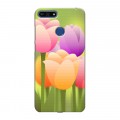Дизайнерский силиконовый чехол для Huawei Honor 7A Pro Романтик цветы
