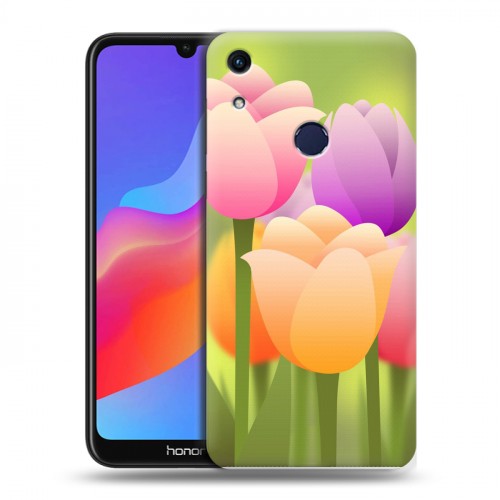 Дизайнерский пластиковый чехол для Huawei Honor 8A Романтик цветы