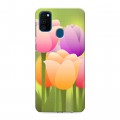 Дизайнерский силиконовый чехол для Samsung Galaxy M30s Романтик цветы