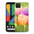 Дизайнерский пластиковый чехол для Google Pixel 4 XL Романтик цветы