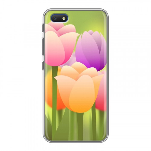 Дизайнерский пластиковый чехол для Alcatel 1V (2019) Романтик цветы