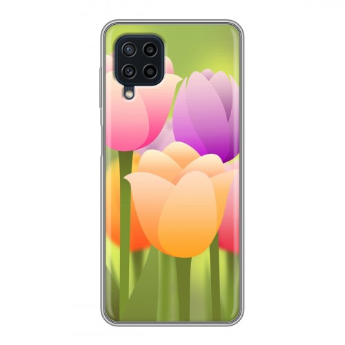 Дизайнерский пластиковый чехол для Samsung Galaxy A22 Романтик цветы
