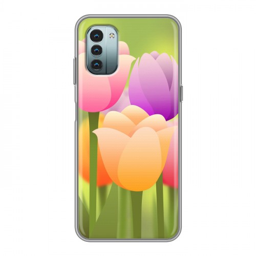 Дизайнерский пластиковый чехол для Nokia G11 Романтик цветы