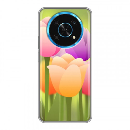Дизайнерский силиконовый чехол для Huawei Honor Magic 4 Lite 5G Романтик цветы