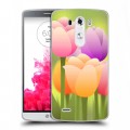 Дизайнерский силиконовый чехол для LG G3 (Dual-LTE) Романтик цветы