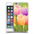 Дизайнерский силиконовый чехол для Iphone 6 Plus/6s Plus Романтик цветы