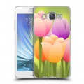 Дизайнерский пластиковый чехол для Samsung Galaxy A5 Романтик цветы
