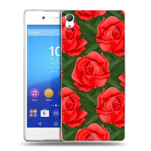 Дизайнерский пластиковый чехол для Sony Xperia Z3+ Сила роз