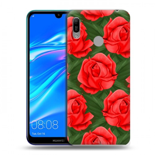Дизайнерский пластиковый чехол для Huawei Y6 (2019) Сила роз
