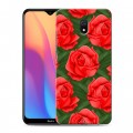 Дизайнерский силиконовый с усиленными углами чехол для Xiaomi RedMi 8A Сила роз