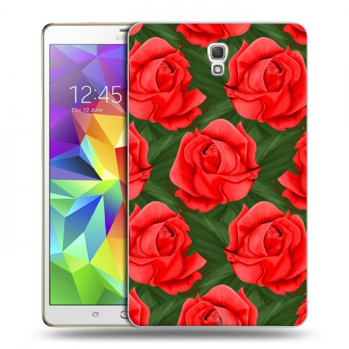 Дизайнерский силиконовый чехол для Samsung Galaxy Tab S 8.4 Сила роз