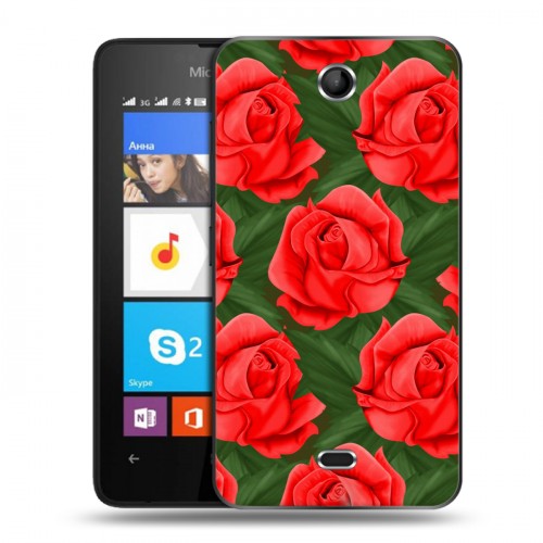 Дизайнерский силиконовый чехол для Microsoft Lumia 430 Dual SIM Сила роз