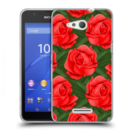 Дизайнерский пластиковый чехол для Sony Xperia E4g Сила роз