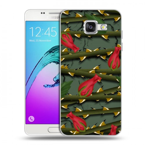 Дизайнерский силиконовый чехол для Samsung Galaxy A5 (2016) Сила роз