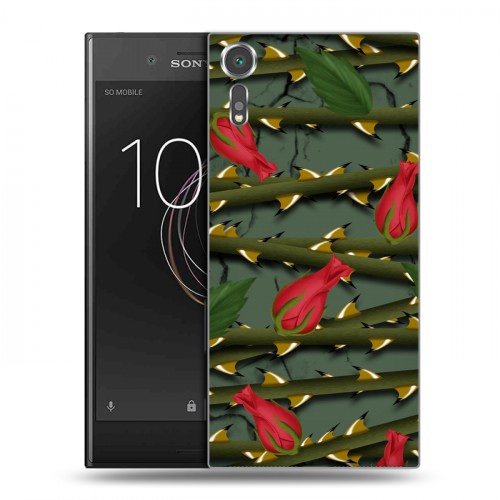 Дизайнерский пластиковый чехол для Sony Xperia XZs Сила роз