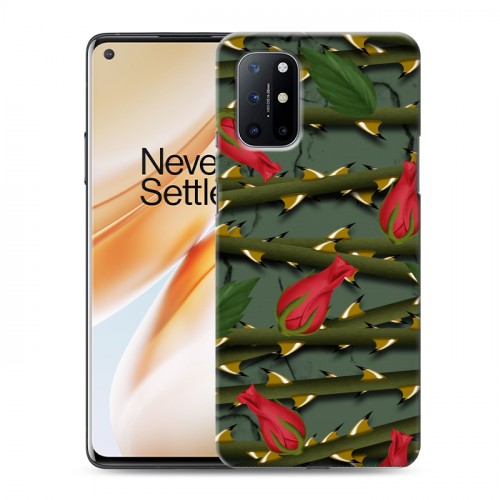 Дизайнерский пластиковый чехол для OnePlus 8T Сила роз