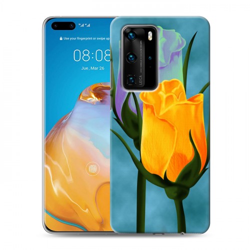 Дизайнерский пластиковый чехол для Huawei P40 Pro Сила роз