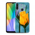 Дизайнерский пластиковый чехол для Huawei Y6p Сила роз