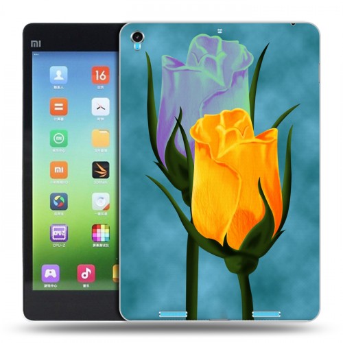 Дизайнерский силиконовый чехол для Xiaomi MiPad Сила роз