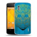 Дизайнерский пластиковый чехол для LG Google Nexus 4 Текстурные черепа