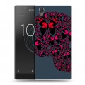 Дизайнерский пластиковый чехол для Sony Xperia L1 Текстурные черепа