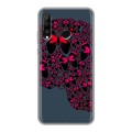 Дизайнерский силиконовый чехол для Huawei P30 Lite Текстурные черепа