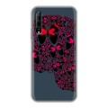 Дизайнерский пластиковый чехол для Huawei Y9s Текстурные черепа