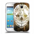 Дизайнерский пластиковый чехол для Samsung Galaxy Core Текстурные черепа