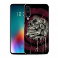 Дизайнерский силиконовый с усиленными углами чехол для Meizu 16T Рок черепа