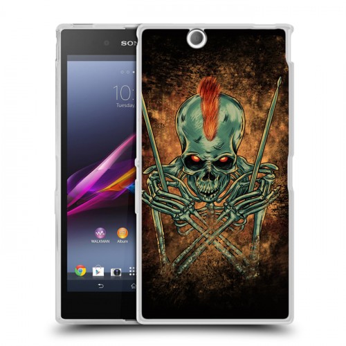 Дизайнерский пластиковый чехол для Sony Xperia Z Ultra  Рок черепа