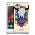 Дизайнерский пластиковый чехол для Sony Xperia L Таинственные гербы