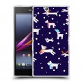 Дизайнерский пластиковый чехол для Sony Xperia Z Ultra  Новогодние паттерны