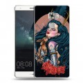 Дизайнерский пластиковый чехол для Huawei Mate S Тату эстетика