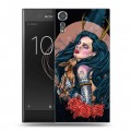 Дизайнерский пластиковый чехол для Sony Xperia XZs Тату эстетика