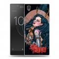 Дизайнерский пластиковый чехол для Sony Xperia L1 Тату эстетика