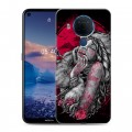 Дизайнерский силиконовый чехол для Nokia 5.4 Тату эстетика