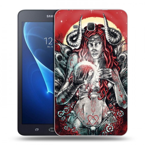 Дизайнерский силиконовый чехол для Samsung Galaxy Tab A 7 (2016) Тату эстетика