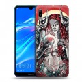 Дизайнерский пластиковый чехол для Huawei Y6 (2019) Тату эстетика