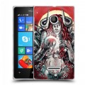 Дизайнерский пластиковый чехол для Microsoft Lumia 435 Тату эстетика