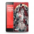 Дизайнерский силиконовый чехол для Xiaomi RedMi Note Тату эстетика