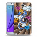 Дизайнерский пластиковый чехол для Samsung Galaxy Note 2 Японские тату