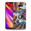 Дизайнерский пластиковый чехол для LG G8 ThinQ Японские тату