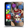 Дизайнерский пластиковый чехол для Nokia Lumia 620 Японские тату