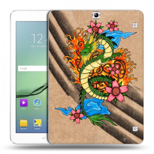 Дизайнерский силиконовый чехол для Samsung Galaxy Tab S2 9.7 Японские тату