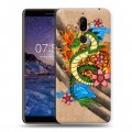 Дизайнерский пластиковый чехол для Nokia 7 Plus Японские тату