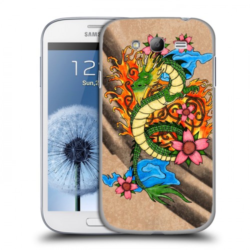 Дизайнерский пластиковый чехол для Samsung Galaxy Grand Японские тату