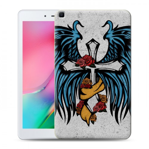Дизайнерский силиконовый чехол для Samsung Galaxy Tab A 8.0 (2019) Тату и крылья
