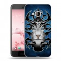 Дизайнерский силиконовый чехол для HTC U Play Племенные животные