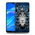 Дизайнерский пластиковый чехол для Huawei Y6 (2019) Племенные животные