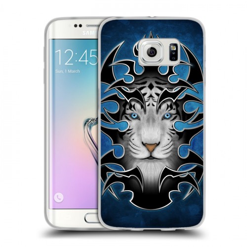 Дизайнерский силиконовый чехол для Samsung Galaxy S6 Edge Племенные животные